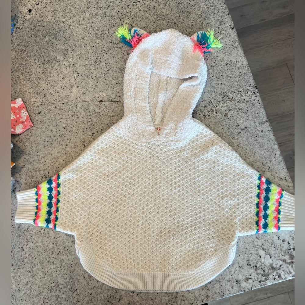 Baby toddler girl poncho shirt top jacket 12-18 months